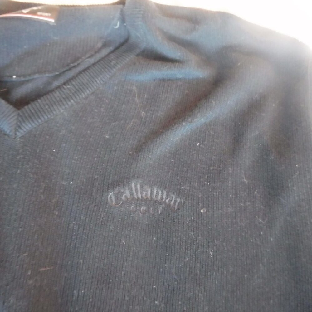 Callaway Golf Mens Black sweater Size XXL Pre Owned